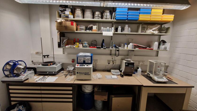 Materials Lab - enlarged view