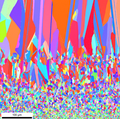 map of Si thin film - vergrerte Ansicht