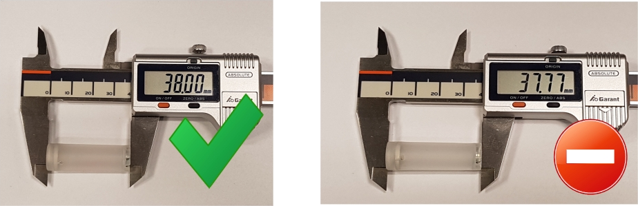 vial length