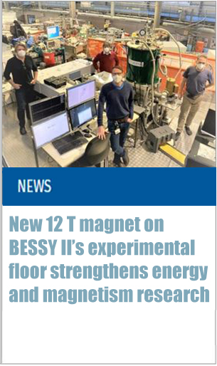 New 12 T magnet on BESSY II’s experimental floor strengthens energy and magnetism research