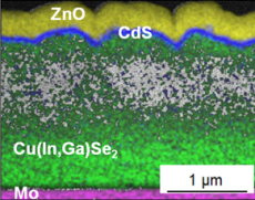 Scanning TEM mit EDX Mapping - vergrerte Ansicht