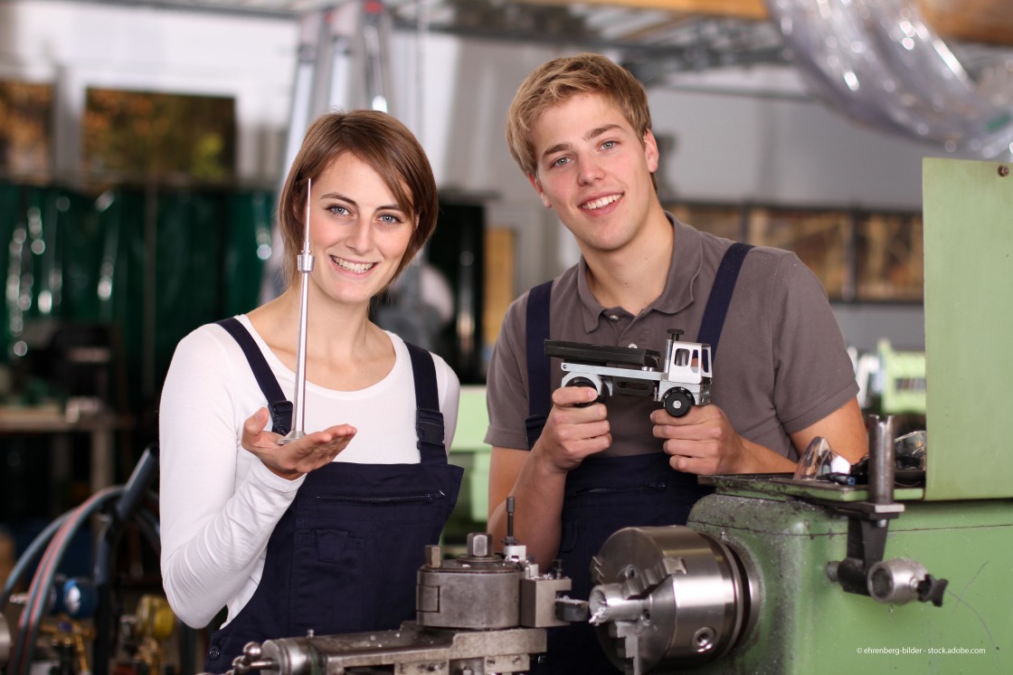 Apprentices at work