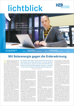 HZB-Magazine "lichtblick" (in German)