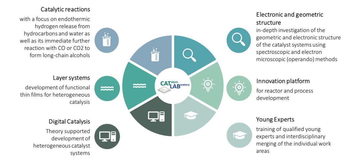 CatLab's areas of activity - enlarged view