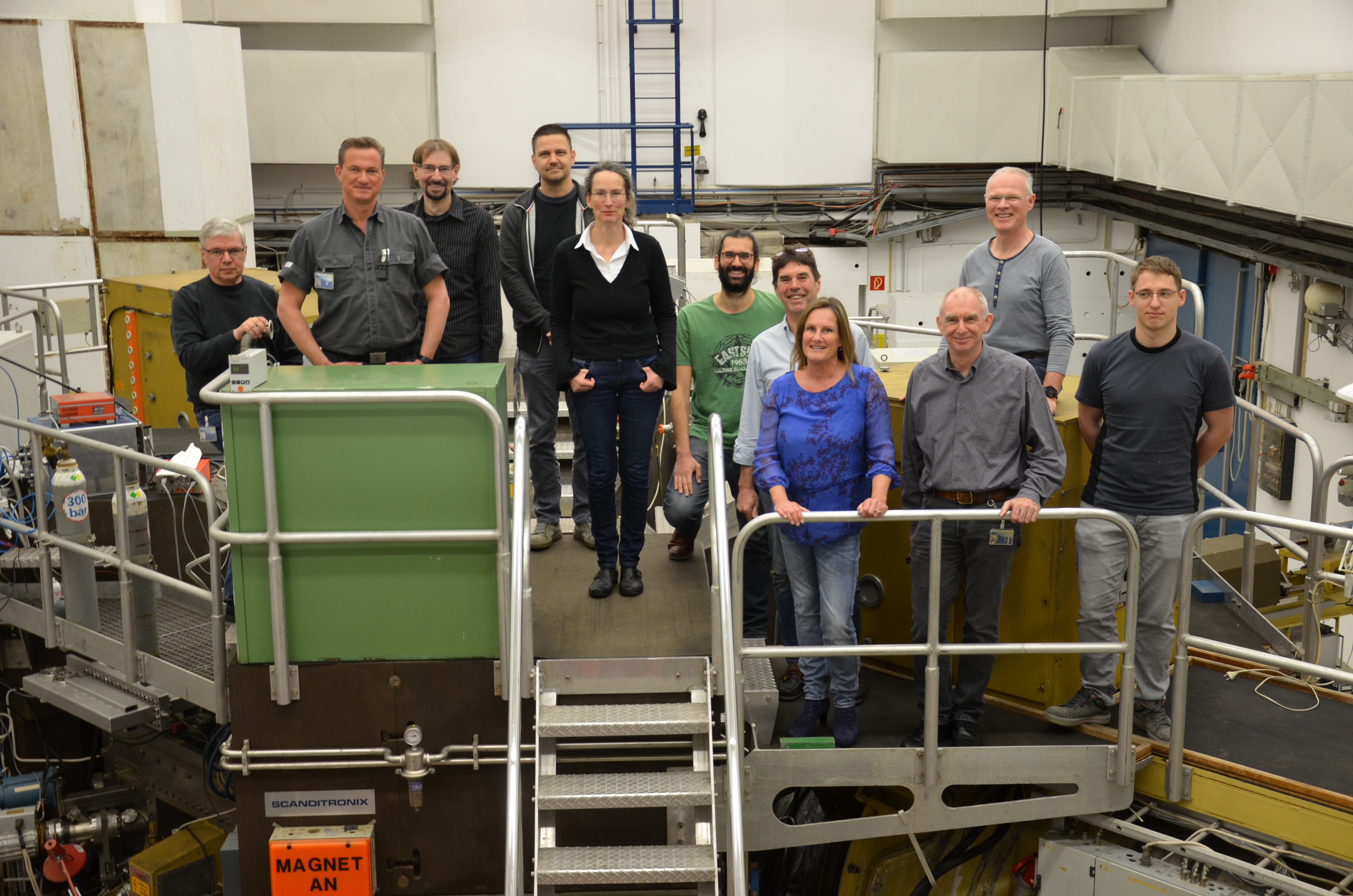 Group photo of the Department of Protons in Therapy at Helmholtz-Zentrum Berlin. - enlarged view