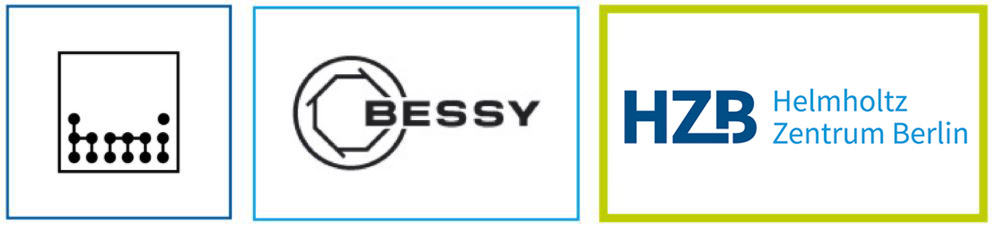 3 Logos: HMI, BESSY II, HZB