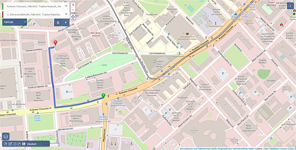 Karte in OpenStreetMap ffnen