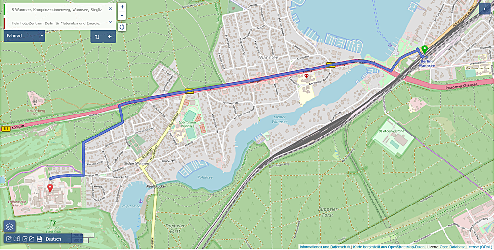 Karte in OpenStreetMap ffnen