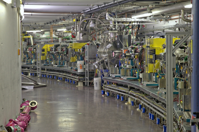 The view inside the electron storage ring BESSY II - enlarged view