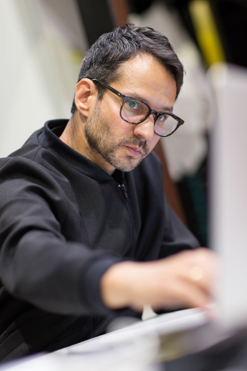 Gerriet K. Sharma im HZB - vergrerte Ansicht