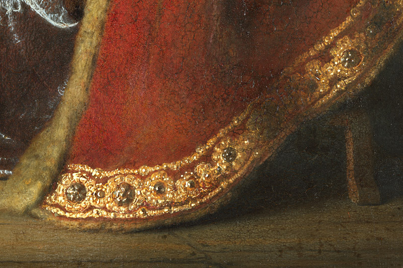 Rembrandt Detail Minerva - vergrerte Ansicht