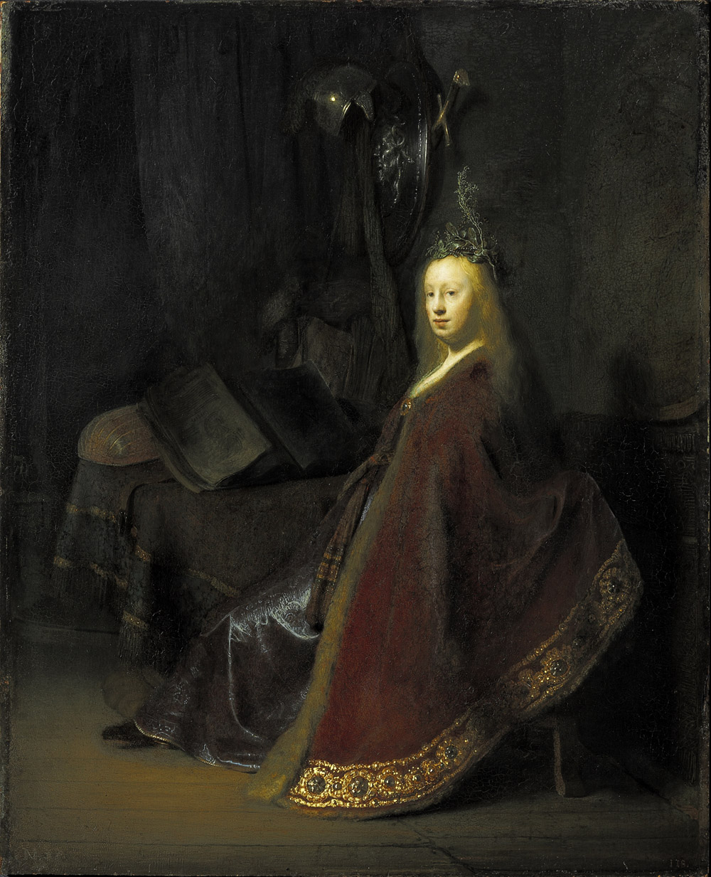 Rembrandt Minerva - vergrerte Ansicht