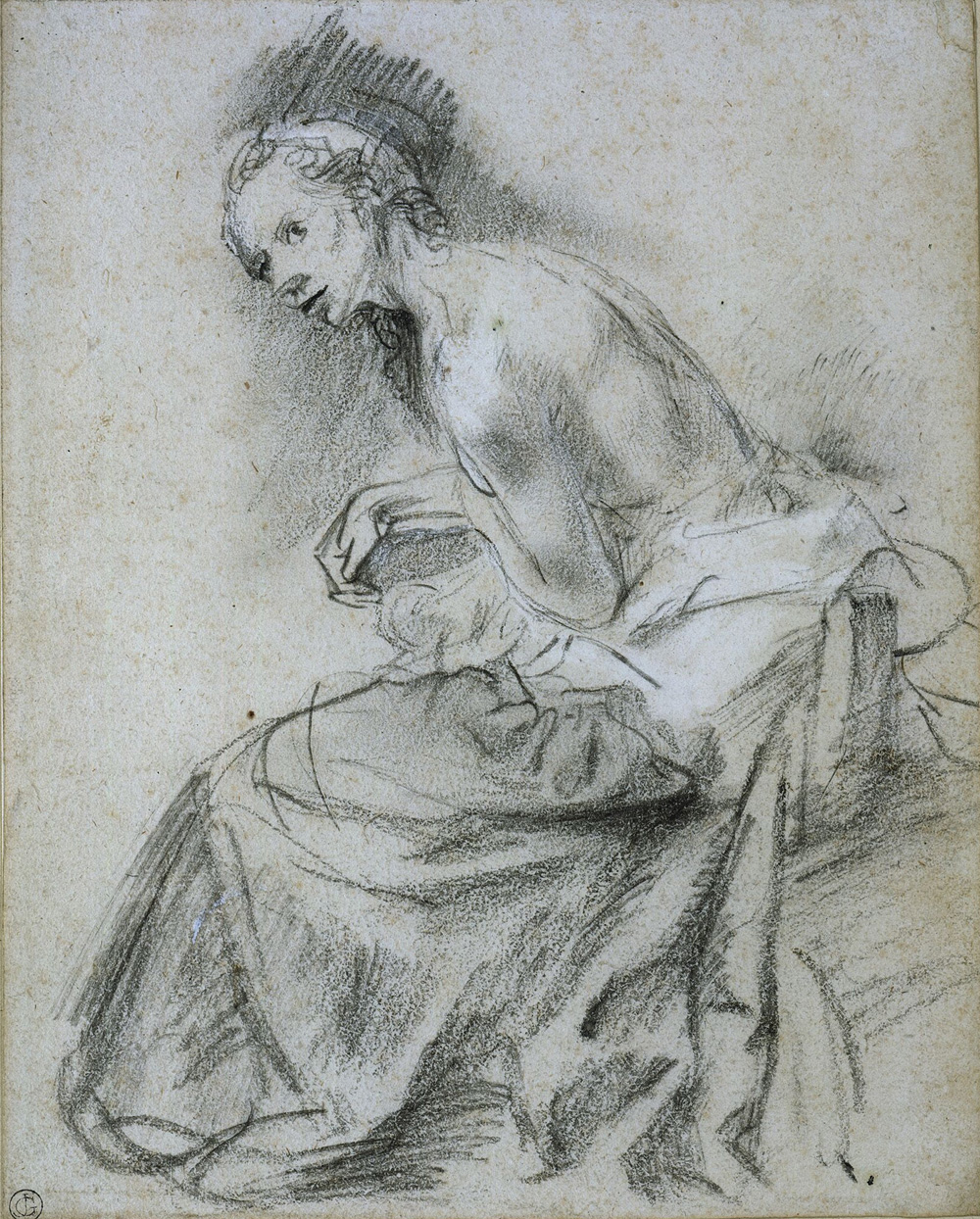 Studie fr eine Susanna - vergrerte Ansicht