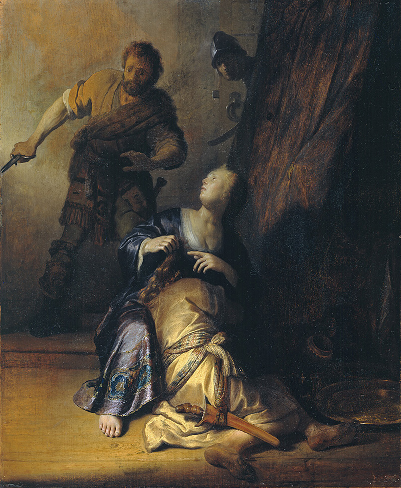 Rembrandt, Simson und Delila - vergrerte Ansicht