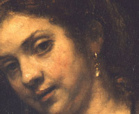 Rembrandt, Hendrickje Stoffels, Detail 