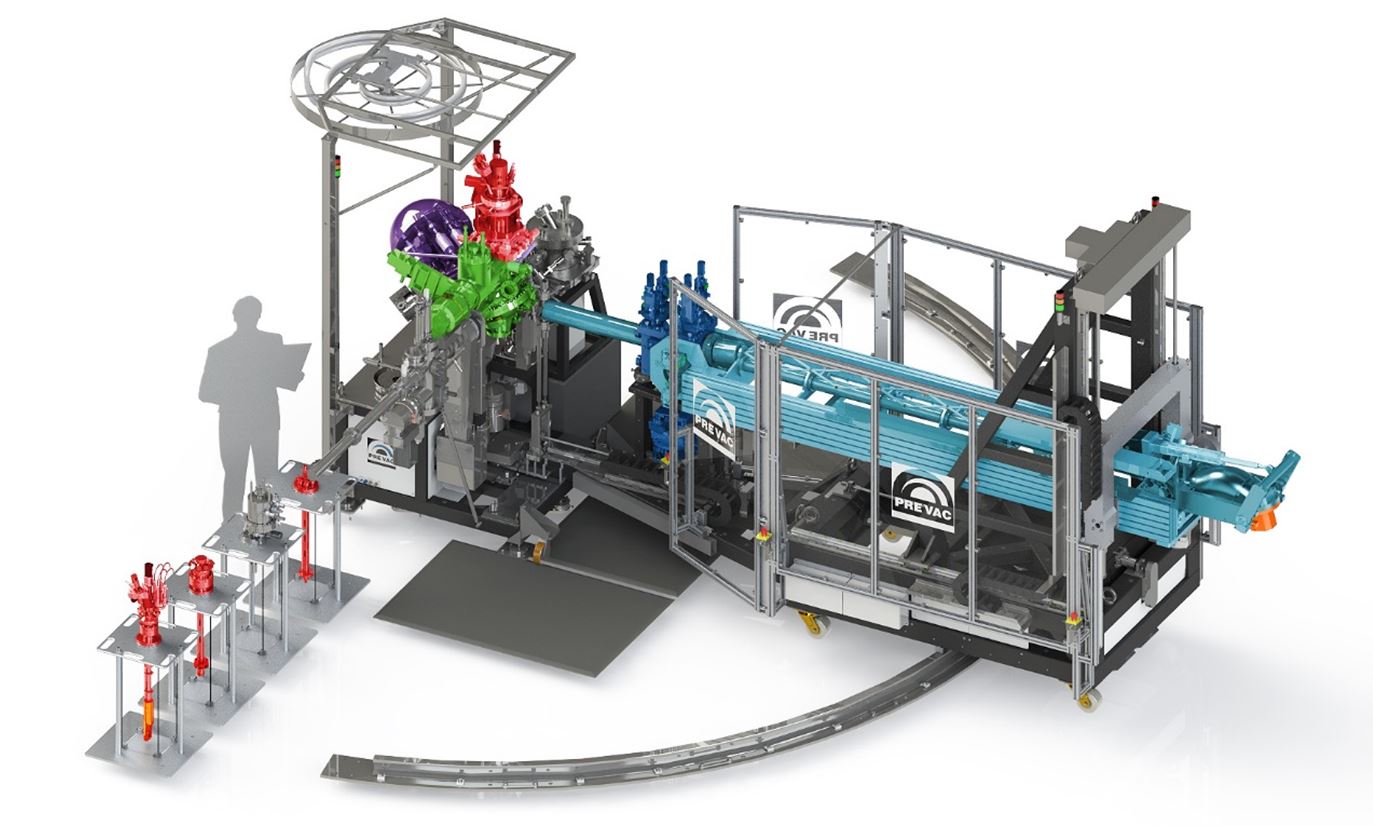 Schematic of the PEAXIS station 