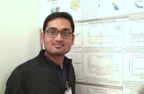 Posterprize for HZB postdoc Prince Saurabh Bassi