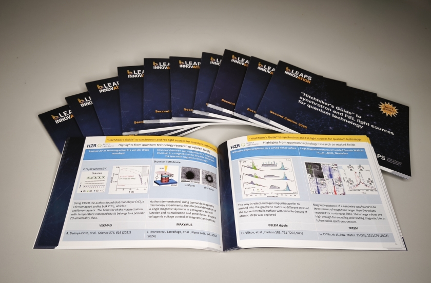 Die neue Ausgabe des "Hitchhiker's Guide" to synchrotron and FEL light sources for quantum technology ist gerade erschienen, gedruckt und online.