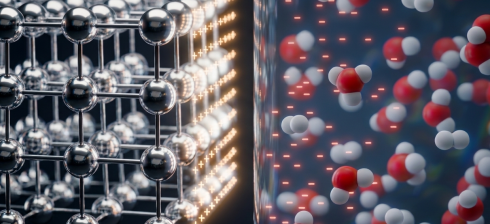 Electrocatalysts: New model for charge separation at the solid-liquid interface