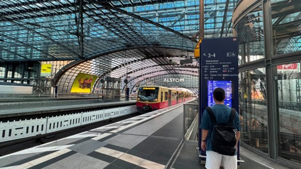 Everyday moments, like learning how to use Berlin's public transportation, became opportunities to discover a different culture.