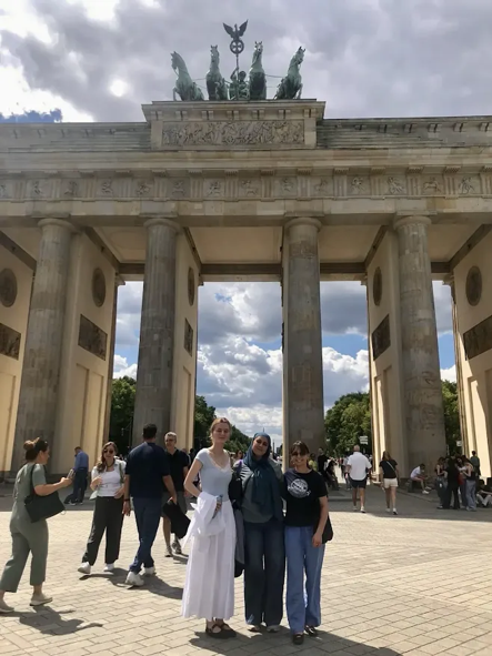 A moment at Brandenburg Gate, Berlin.