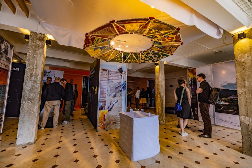 View of the Pan-African Biennale 2026 exhibition. Shah Houses Gallery, Nairobi, Kenya.
