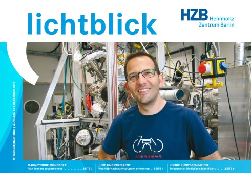 HZB-Zeitung "lichtblick" infomiert ber Neuigkeiten und gibt Einblicke in den Forschungsalltag des Helmholtz-Zentrum Berlin
