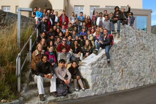 Gruppenbild von der ISU 2014. 