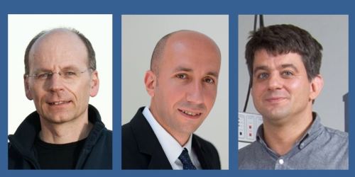 Prof. Klaus Lips, Prof. Emad Aziz und Dr. Alexander Schnegg (v.l.n.r) sind von der Monash-University zu APL-Professoren ernannt worden.