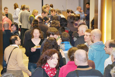 Die Nutzertreffen bieten immer reichlich Gelegenheit zum Austausch, nicht nur durch die Kurzvortr&auml;ge, sondern auch durch Pausen und Rahmenprogramm. 