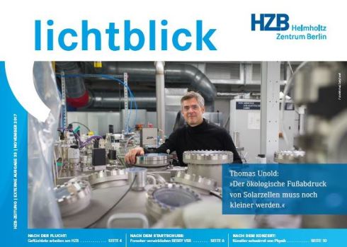 New magazine lichtblick is out: Select articles can be read in English on the website