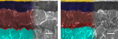 Perovskite solar cells: mesoporous interface mitigates the impact of defects