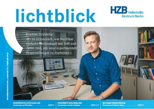 Neue HZB-Zeitung lichtblick erschienen