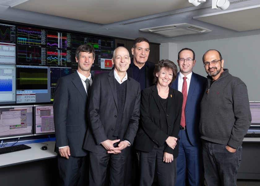 Von links nach rechts: Prof. Dr. Jan L&uuml;ning (HZB, design. GF), Dr. Roland Steitz (HZB), H.E. Dr. Khaled TOUKAN (Chairman of Jordan Atomic Energy Commission), Dr. Antje Vollmer (HZB), Mr Akram Hayjeneh (Jordan Embassy in Berlin), Dr. Samer Kahook (Manager of JRTR Jordan Atomic Energy Commission).