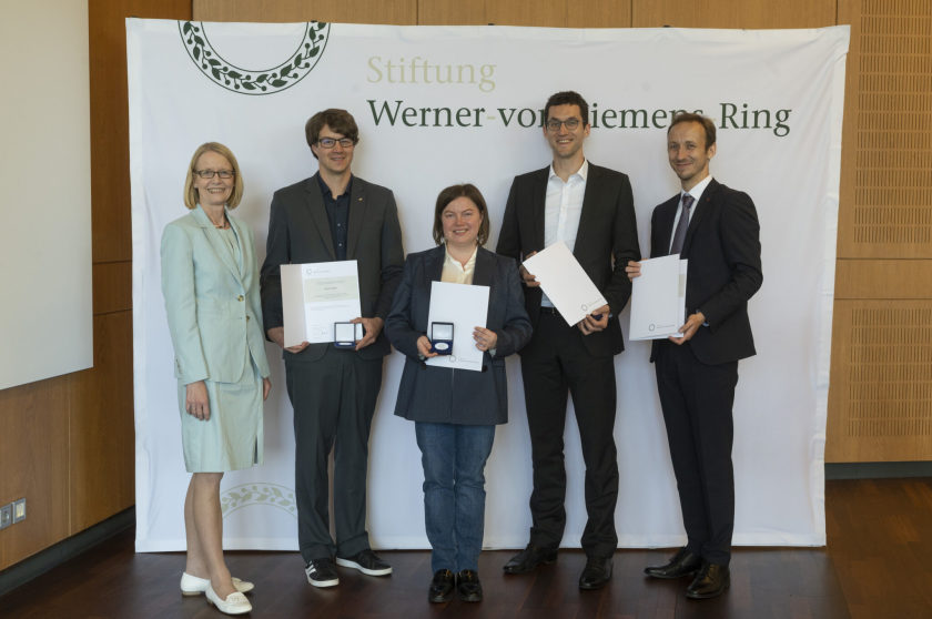 Four young scientists received this award in G&ouml;ttingen.