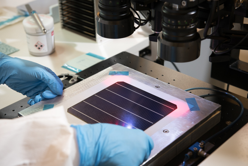 Oxford PV provided the perovskite-on-silicon module and process data for the study from its volume manufacturing line in Germany.