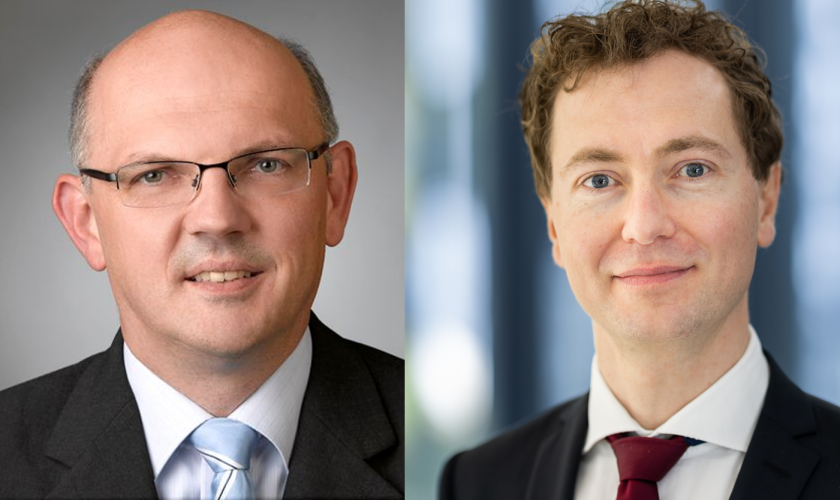 Dr. Dirk Sch&auml;r, Lead Technical Marketing Catalyst bei Sasol Germany / Dr. Tobias Sontheimer, Leiter der Strategieabteilung Energie und Information am Helmholtz-Zentrum Berlin