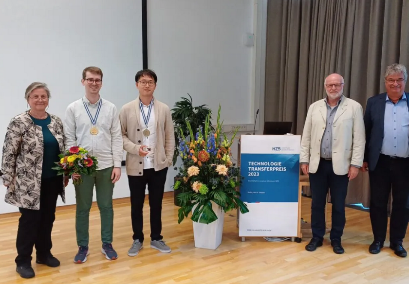 Congratulations! This year's HZB Technology Transfer Prize goes to Dr. K&aacute;ri Sveinbj&ouml;rnsson and Bor Li for developing tandem solar cells in cooperation with a leading PV manufacturer.