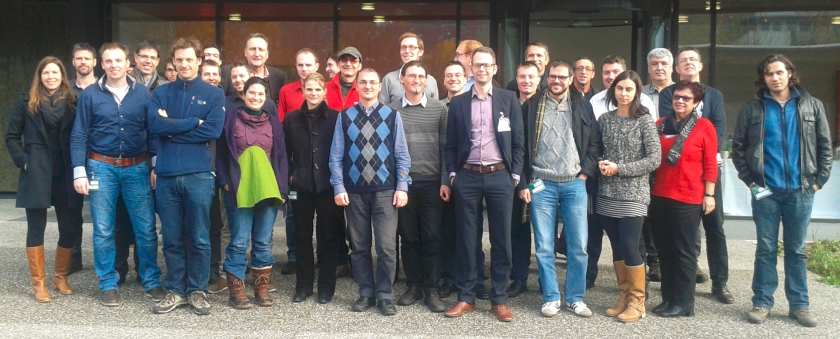 Participants of the HERCULES kickoff meeting on 21-22 November 2013 at Institut National d&rsquo;Energie Solaire (INES) in Le Bourget du Lac near Chamb&eacute;ry, France.