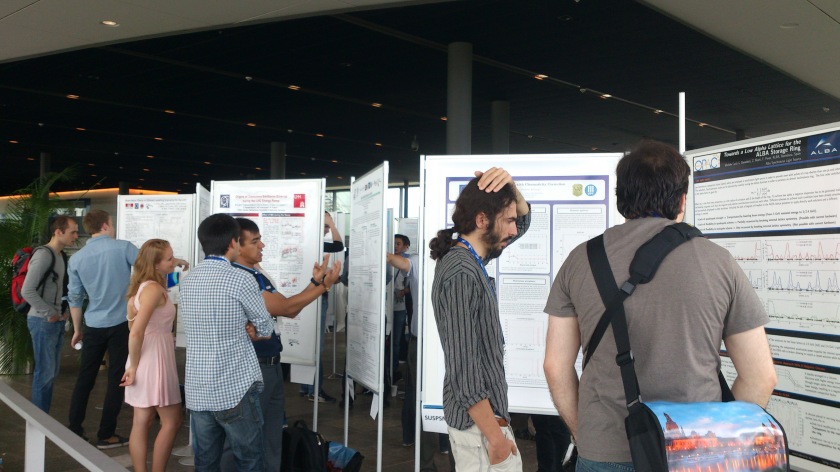 The graduate students Jens V&ouml;ker and Christoph Kunert received a IPAC grant and presented their work on a student poster sesson.