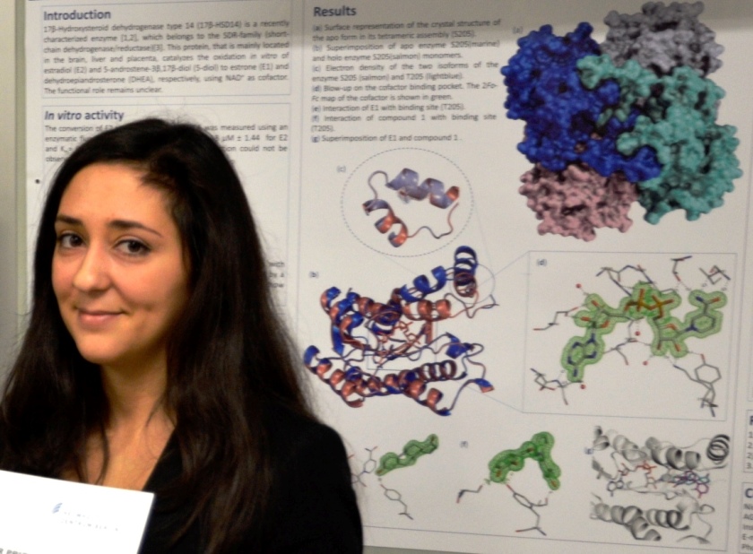 Nicole Bertoletti vom Fachbereich Pharmazie der Universit&auml;t Marburg erhielt den MX-Posterpreis. Foto: P.Wilk/HZB