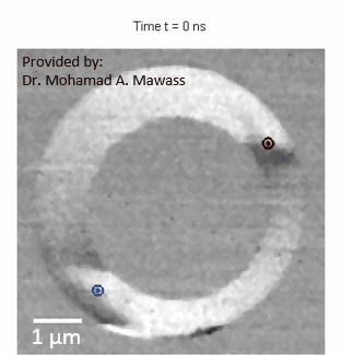 The movement of the two domain walls is shown in <strong><a href="http://www.helmholtz-berlin.de/media/media/oea/aktuell/news/animierte-gifs/automotion-mam.gif">this video (please click here)</a></strong>. 