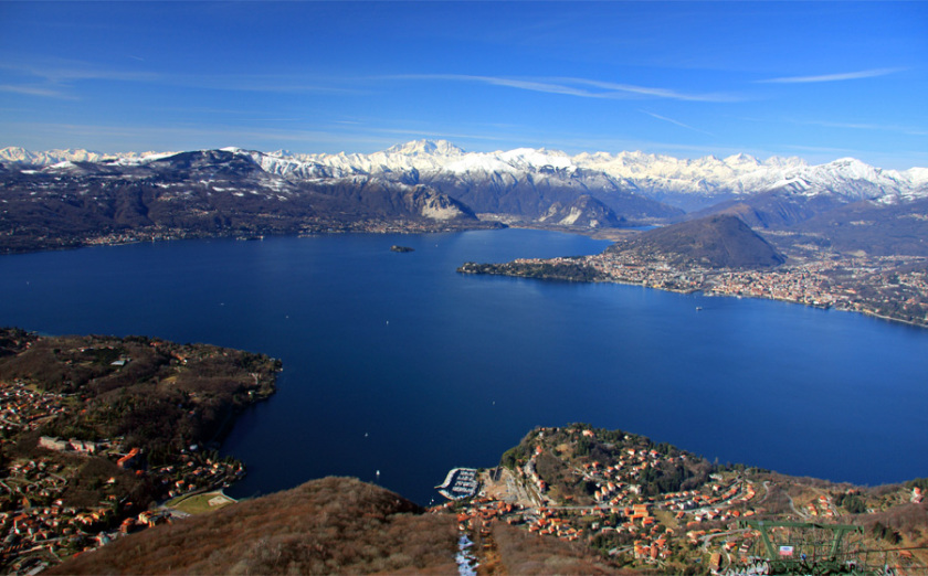 View over the Lago Maggiore