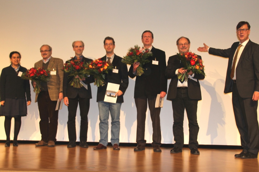 Der Innovation Award des Freundeskreises des HZB ging an ein Team des DESY, Hamburg. 