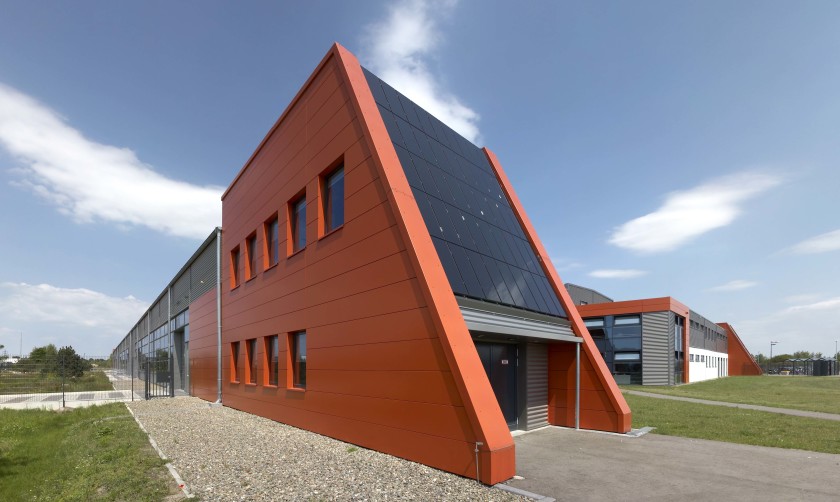 Oxford PV &ndash; The Perovskite Company's industrial site in Brandenburg an der Havel, Germany where the company is working rapidly to transfer its advanced perovskite on silicon tandem solar cell technology to an industrial scale process.