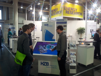 Das HZB präsentiert auf der Hannover Messe Themen aus dem Bereich Energieforschung auf dem Gemeinschaftsstand "Energy Research".