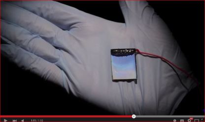 A short filmclip demonstrates the production of the photocathode with ILGAR method.