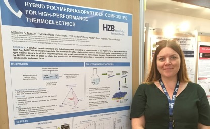 Katherine Ann Mazzio was awarded for her poster contribution at the ICT2018 in Caen.
