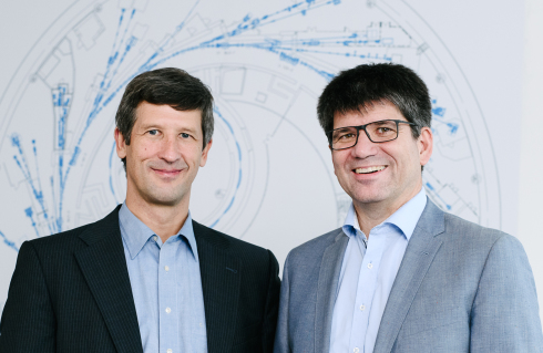 <p>Prof. Dr. Jan L&uuml;ning (l.) und Prof. Dr. Bernd Rech (r.) sind seit 1. Juni 2019 wissenschaftliche Gesch&auml;ftsf&uuml;hrer des HZB.&nbsp;</p>