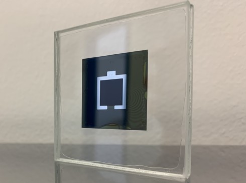 <p>The tandem solar cell was realized on a typical laboratory scale of one square centimeter. However, scaling up is possible.</p>